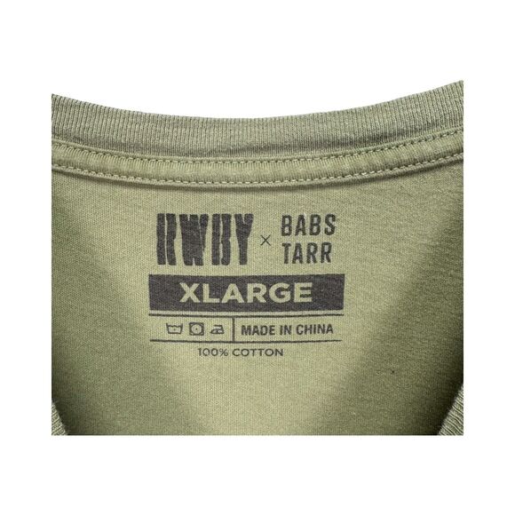 Ruby Rose RWBY X Babs Tarr Green Anime Rare Tee T Shirt Adult's XL - Picture 3 of 4